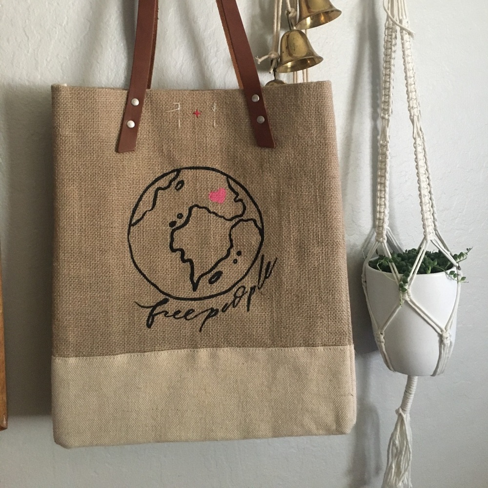 Apolis Free People wine tote